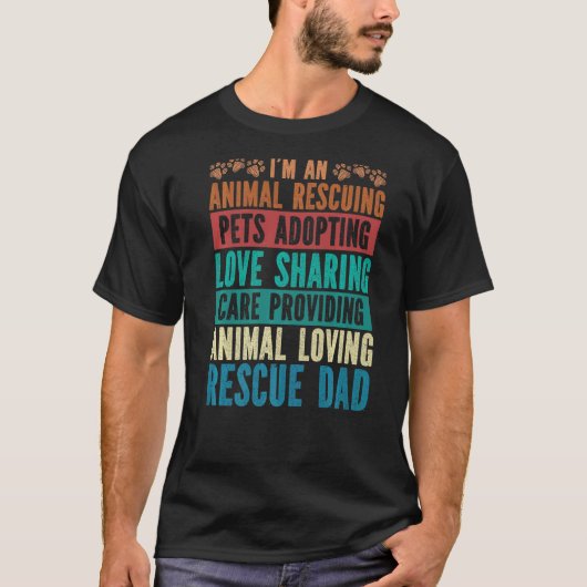 Reddingsvep Pap Redding Dog Love Sharing Animal R T-shirt (Voorkant)