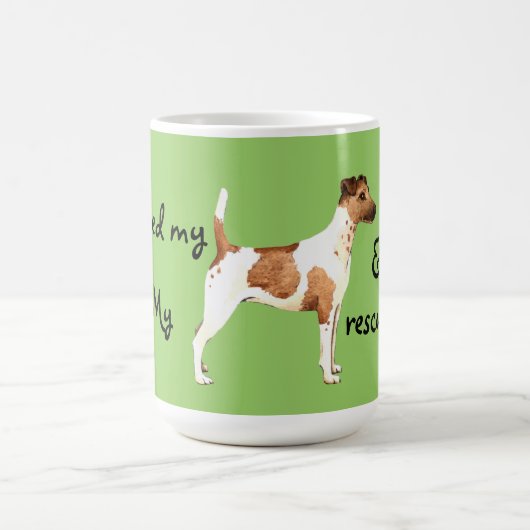 Reddingsvlotte fox Terrier Koffiemok (Center)