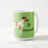 Reddingsvlotte fox Terrier Koffiemok (Voorkant rechts)