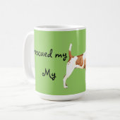 Reddingsvlotte fox Terrier Koffiemok (Voorkant links)