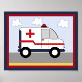 Reddingsvoertuig #5 Ambulance Poster/Print Poster (Voorkant)