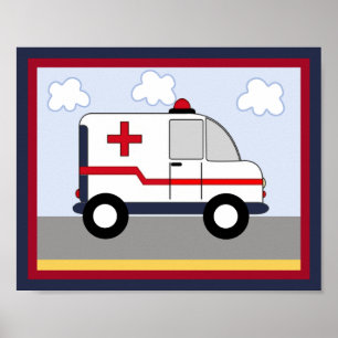 Reddingsvoertuig #5 Ambulance Poster/Print Poster