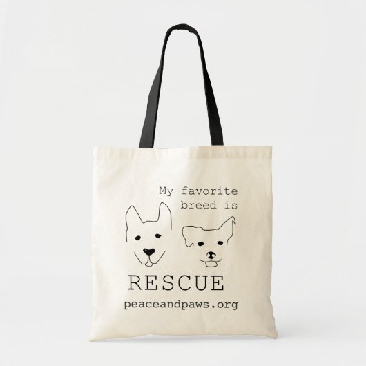 Reddingszak PNP Tote Bag (Voorkant)