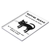 Reddingszwart Notitieboek (Linkerzijde)