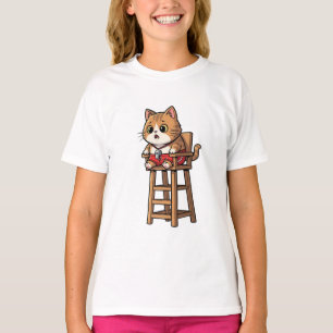 Reddingszwemmer Ginger Tabby Kat Kinderen T-shirt