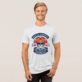 Reddingszwemmer Veteraan Tri-Blend Shirt (Voorkant volledig)