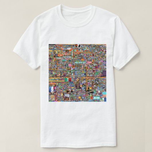 reddir vervangt finaal, reddit place end, reddit r t-shirt (Design voorkant)