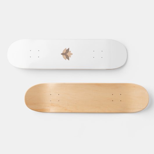 Reddisch Oranje, Oranje Persoonlijk Skateboard (Horizontaal)