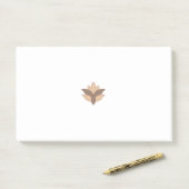 Reddisch Oranje, Oranje Post-it® Notes (Op bureau)
