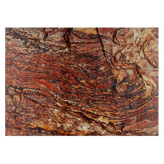 Reddish Brown Rock Texture Snijplank (Voorkant)