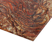 Reddish Brown Rock Texture Snijplank (Hoek)