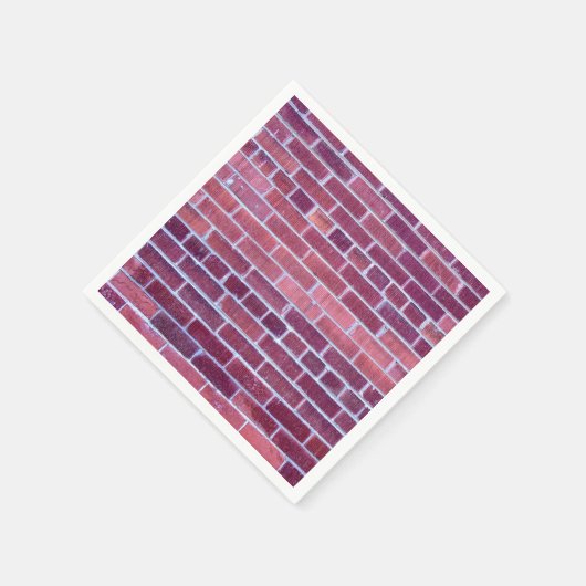 Reddish-Brownish Brick Wall Servet (Hoek)