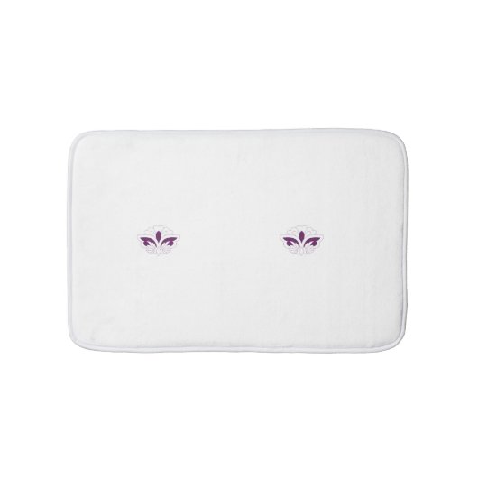 Reddish Magenta decoratief Badmat (Voorkant)