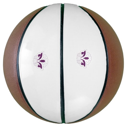 Reddish Magenta decoratief Basketbal (Verticaal)