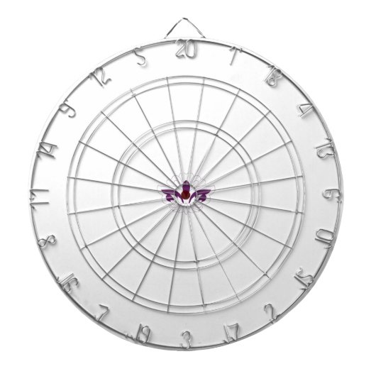 Reddish Magenta decoratief Dartbord (Voorkant)