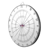 Reddish Magenta decoratief Dartbord (Voorkant Rechts)