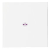 Reddish Magenta decoratief Kubus (Voorkant)