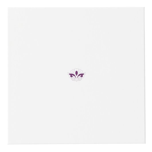 Reddish Magenta decoratief Kubus (Voorkant)