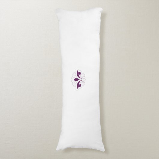 Reddish Magenta decoratief Lichaamskussen (Voorkant Verticaal)