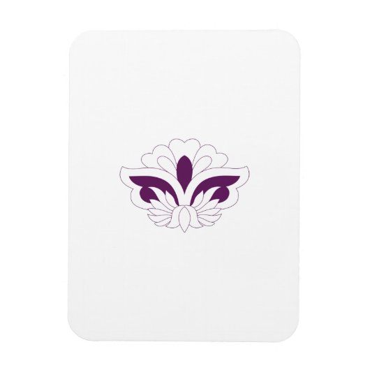 Reddish Magenta decoratief Magneet (Verticaal)