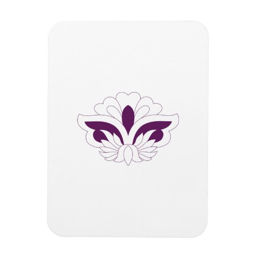 Reddish Magenta decoratief Magneet (Verticaal)