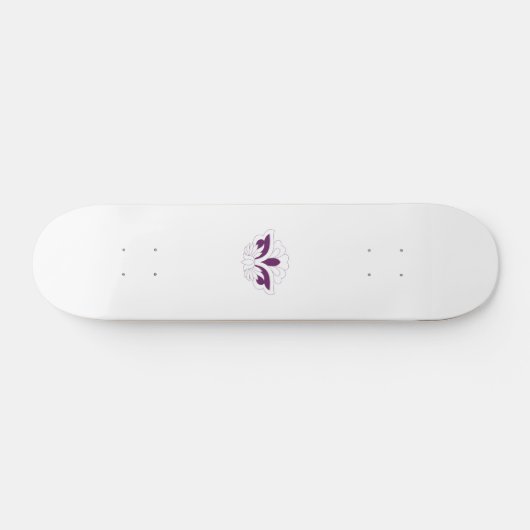 Reddish Magenta decoratief Persoonlijk Skateboard (Horizontaal)