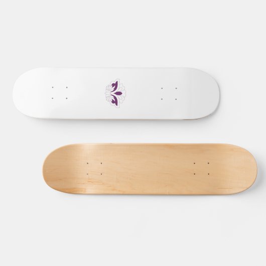 Reddish Magenta decoratief Persoonlijk Skateboard (Horizontaal)