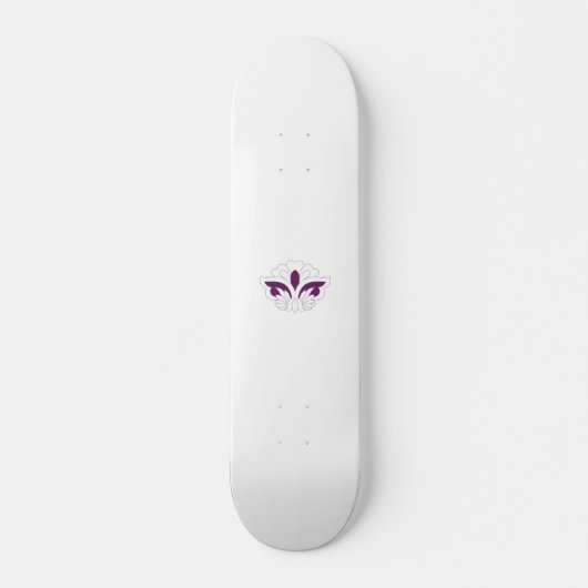 Reddish Magenta decoratief Persoonlijk Skateboard (Voorkant)