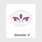 Reddish Magenta decoratief Sticker (Vel)