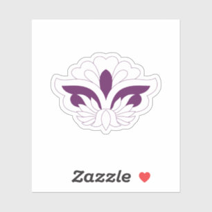 Reddish Magenta decoratief Sticker