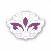 Reddish Magenta decoratief Sticker (Voorkant)