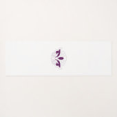 Reddish Magenta decoratief Yogamat (Achterkant (horizontaal))