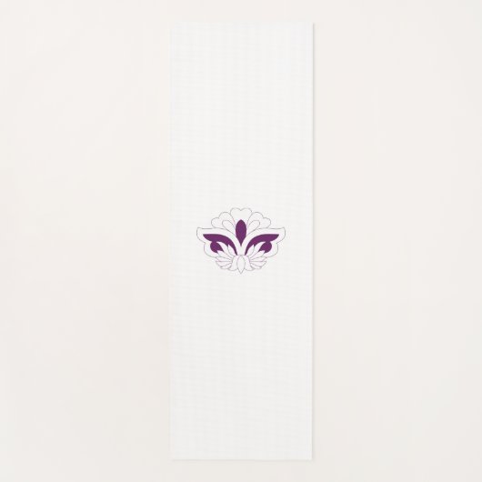 Reddish Magenta decoratief Yogamat (Voorkant)