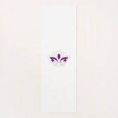 Reddish Magenta decoratief Yogamat (Achterkant)