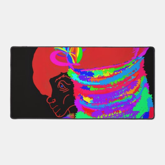 Reddish-Orange Fox Warrior Princess Bureaumat (Voorkant)