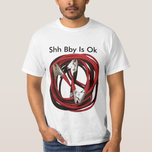reddit Shh Bby is OK Jumperkabels T-shirt (Voorkant)