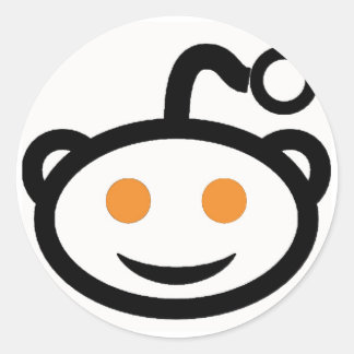 Reddit-sticker Ronde Sticker