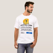 Reddit The Donald Quarantine shirt (Voorkant volledig)