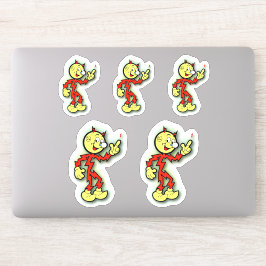 Reddy Kilowatt 5 omhoog Sticker