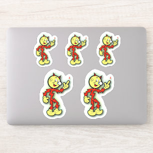 Reddy Kilowatt 5 omhoog Sticker