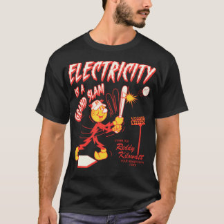 Reddy Kilowatt Baseball Hero T-shirt