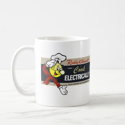 Reddy Kilowatt Coffee Mok (Links)