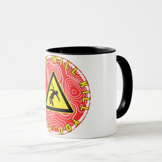 reddy kilowatt elektriciteit zal je doden mok (Voorkant rechts)