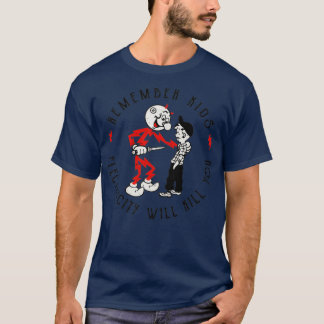 Reddy Kilowatt herinnert zich dat kinder elektrici T-shirt