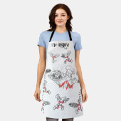 Reddy Kilowatt Koken Schort (Gedragen)