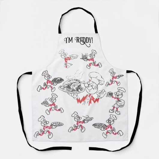 Reddy Kilowatt Koken Schort (Voorkant)