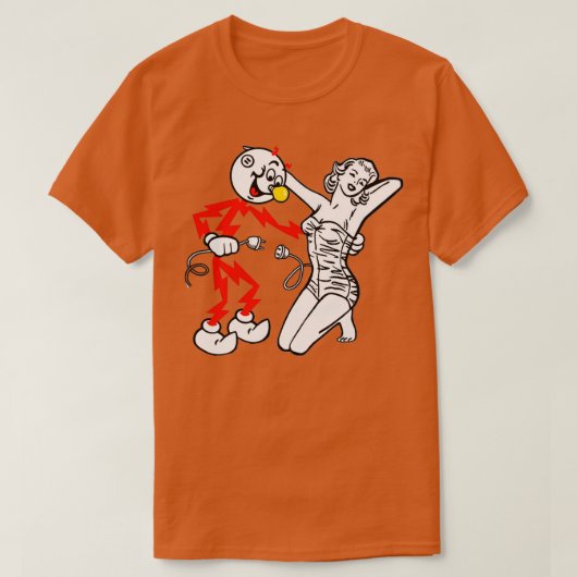 Reddy Kilowatt zal je verraden T-shirt (Design voorkant)