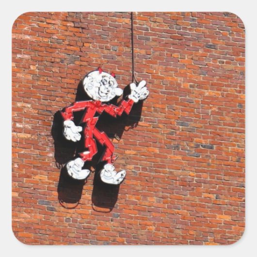 Reddy of Not Vierkante Sticker (Voorkant)