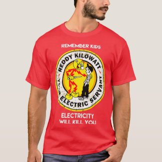 reddys herinnert zich dat kinder elektriciteit je  t-shirt