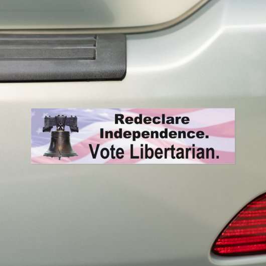 Redecproduceren Onafhankelijkheid Bumpersticker (Op auto)